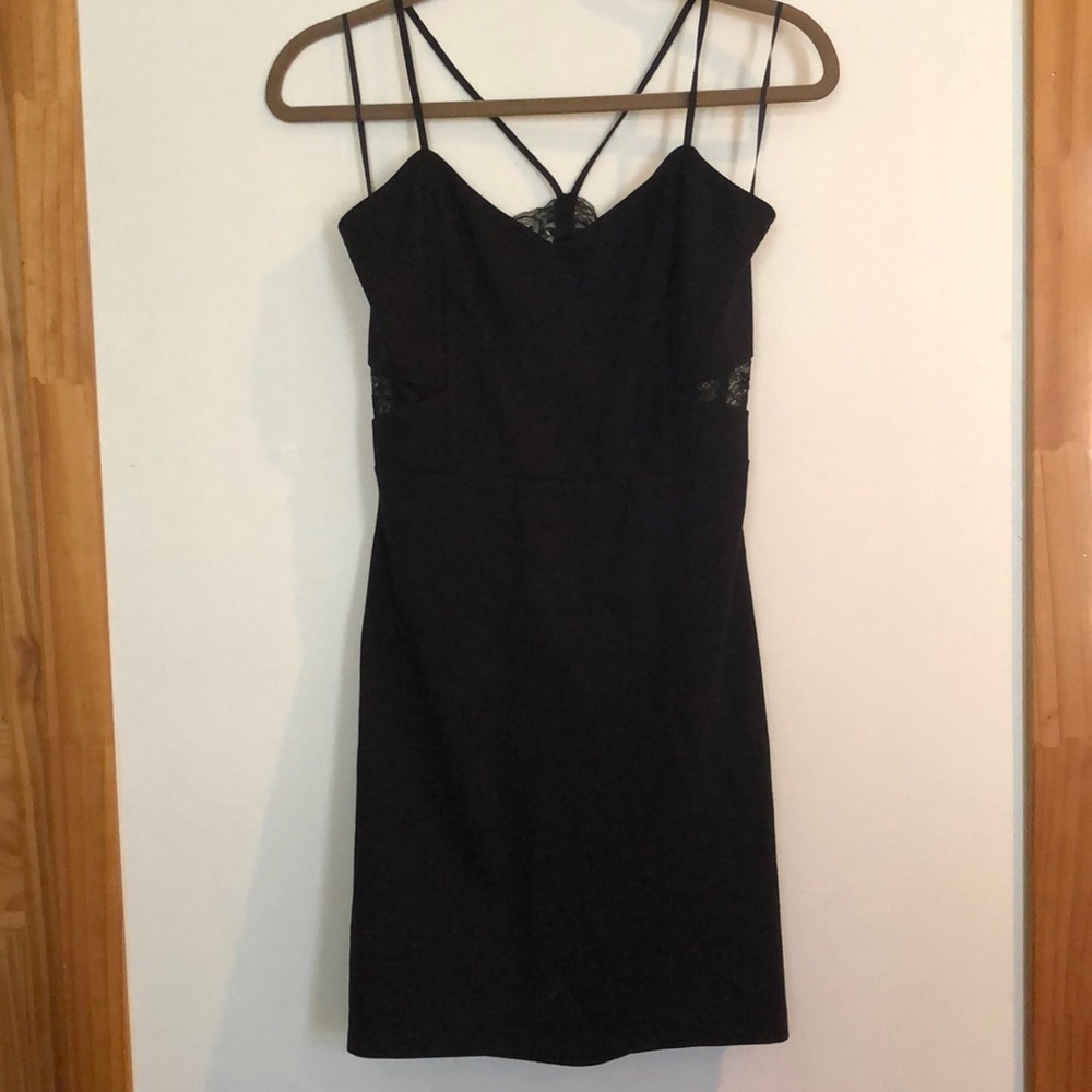 Express Lace Openback Cocktail Dress